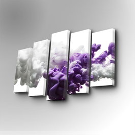 Wallity Cuadro Decorativo en Lienzo 5 Piezas 5PUC-077